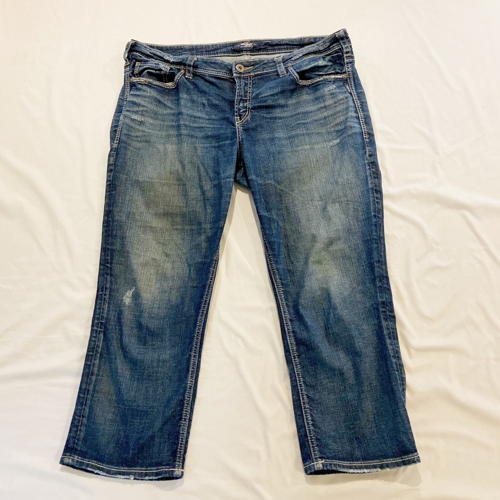 Silver size 16 Elyse Capris